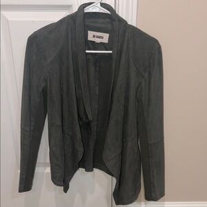 BB Dakota Women's Green Suede Jacket Size XS